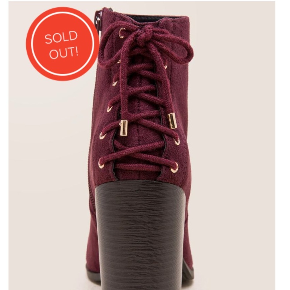 faux suede booties - Picture 2 of 8